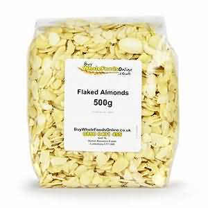 Almonds, flaked and ground