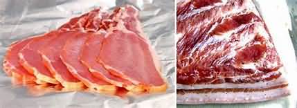 Bacon rashers, back, 'tendersweet', grilled