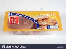 Bacon rashers, back, fat trimmed, grilled