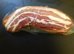 Bacon rashers, streaky, grilled