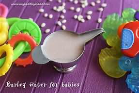 Barley water, diluted