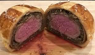 Beef Wellington, homemade