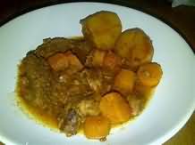 Beef, braising steak, slow cooked, lean