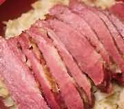Beef, brisket, boiled, lean and fat