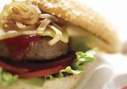 Beef, mince patties, barbecued
