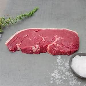 Beef, rump steak, from steakhouse, lean only