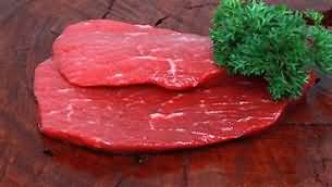 Beef, topside, raw, lean