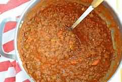 Bolognese sauce (with meat), homemade
