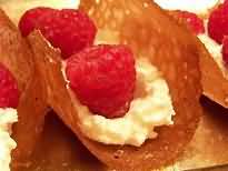 Brandy snaps, homemade