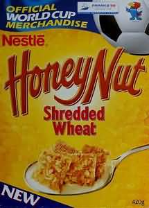 Breakfast cereal, Shredded Wheat, honey nut, Nestle