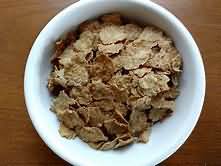 Breakfast cereal, bran flakes, fortified