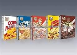 Breakfast cereal, cornflakes, frosted, fortified