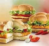 Burger, chicken, takeaway