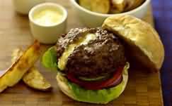 Burger, hamburger, takeaway