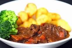 Casserole, beef, made with cook-in sauce