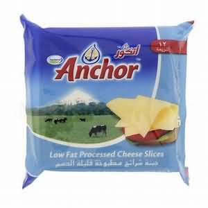 Cheese, processed, slices, reduced fat