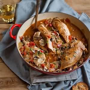 Chicken chasseur, homemade