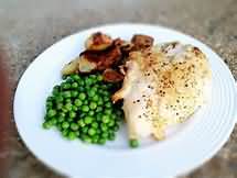 Chicken, whole, corn-fed, roasted, meat and skin, weighed with bone