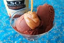 Chocolate nut sundae