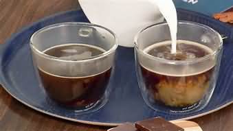 Coffee, infusion, average, with semi-skimmed milk