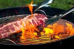 Coley, flesh only, grilled
