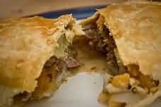 Cornish pasty, homemade
