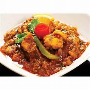 Curry, Prawn bhuna, takeaway