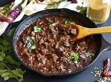 Curry, beef, homemade