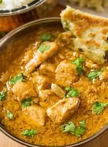 Curry, chicken korma, homemade
