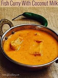 Curry, fish, homemade