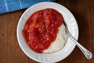 Damsons, stewed without sugar