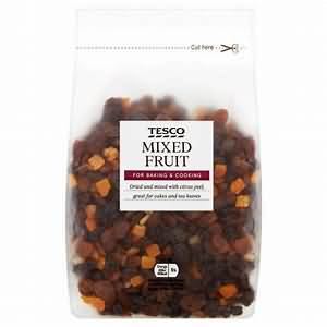 Dried mixed fruit