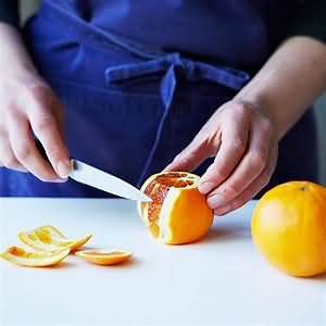 Duck a l'orange, excluding fat and skin, homemade