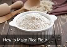 Flour, rice