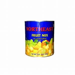 Fruit cocktail, canned in syrup, whole contents