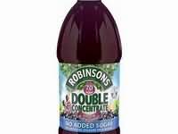 Fruit juice drink squash, no sugar added, diluted