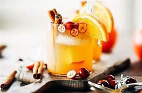 Fruit juice drink, carbonated, no added sugar, ready to drink
