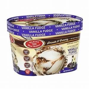 Ice cream with cone, non-dairy, vanilla
