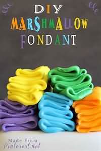 Icing, fondant, homemade