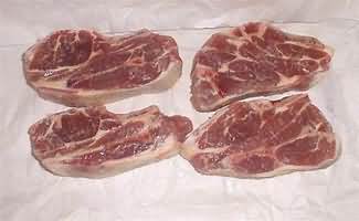 Lamb, New Zealand, shoulder, whole, frozen, roasted, lean and fat