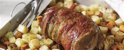 Lamb, leg joint, roasted, lean