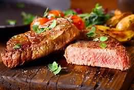 Lamb, leg steaks, grilled, lean