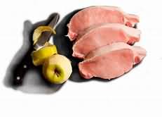 Lamb, loin joint, raw, lean and fat