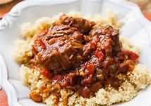 Lamb, mince, stewed with onions