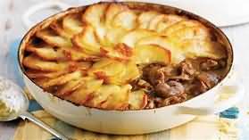 Lancashire hotpot, homemade