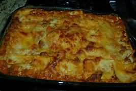 Lasagne, homemade