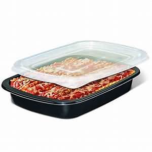 Lasagne, retail, reheated