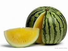Melon, watermelon, flesh only