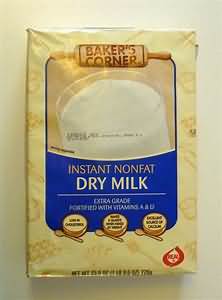 Milk, skimmed, dried, fortified