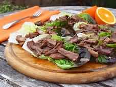 Oxtail, meat only, stewed, weighed with fat and bones